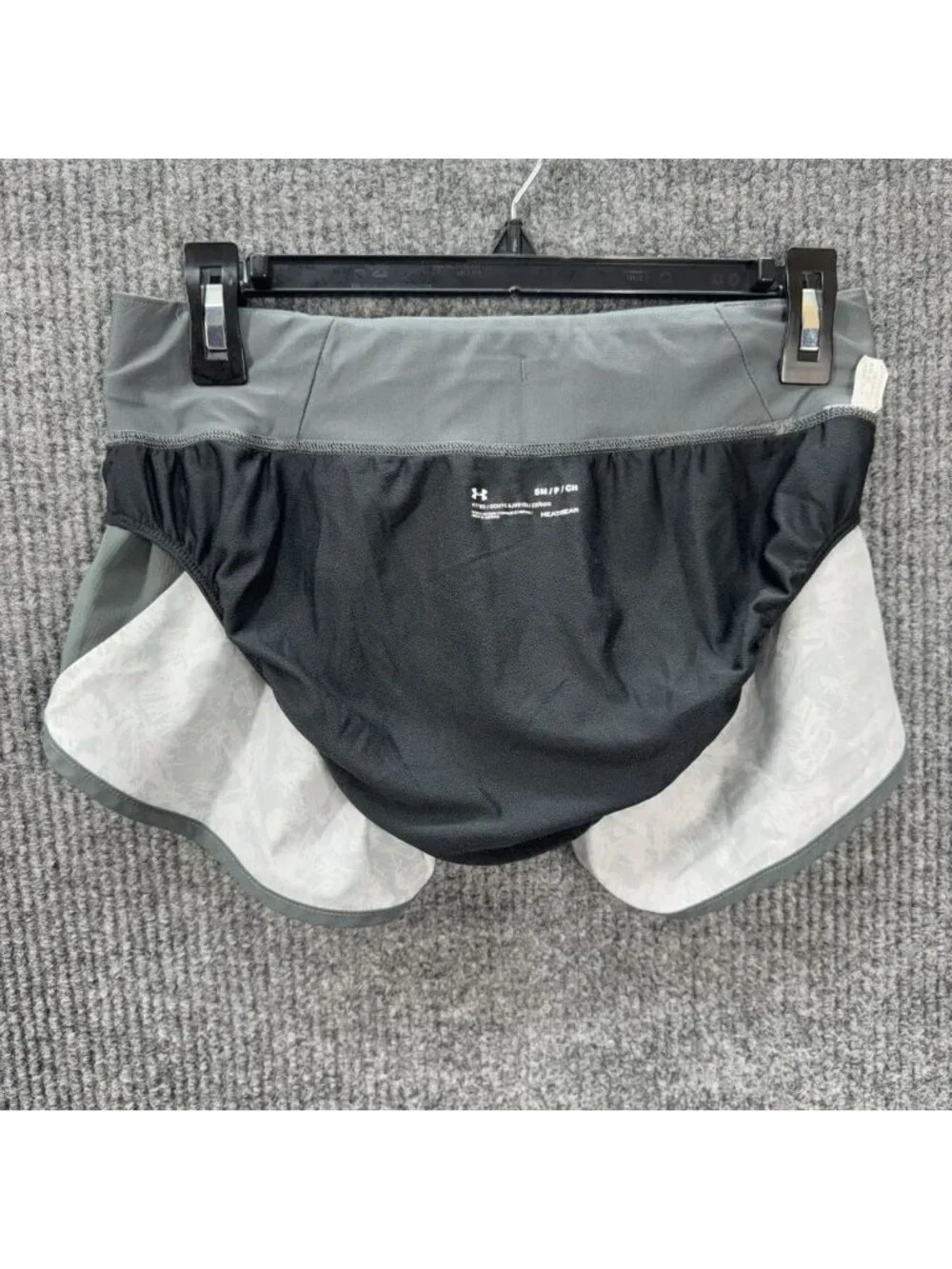 Lot Of 2 Under Armour Shorts Women Small Speedpocket Run Heatgear Fitted Lined - Picture 6 of 14